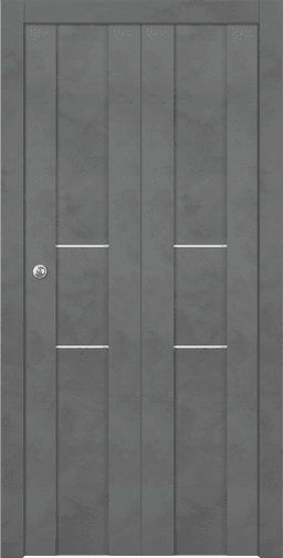 AVON 01 2H DARK URBAN DOUBLE BI-FOLD BELLDINNI MODERN INTERIOR DOOR - 1