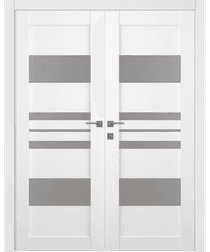 ROMI VETRO BIANCO NOBLE CLOSET BELLDINNI MODERN INTERIOR DOOR - 1