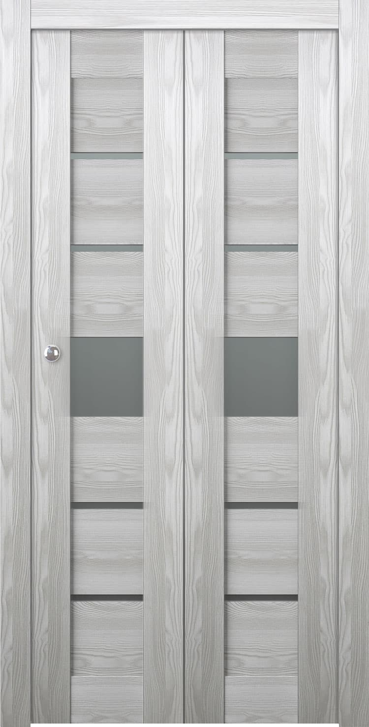 AVON 07-06 VETRO RIBEIRA ASH BI-FOLD BELLDINNI MODERN INTERIOR DOOR - 1