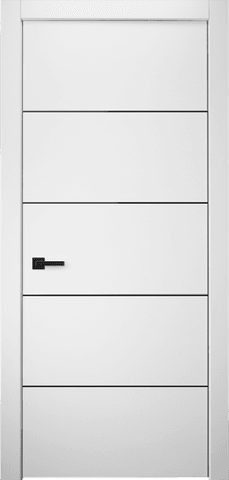 PALLADIO 4H BLACK BIANCO NOBLE SWING DOORS BELLDINNI MODERN INTERIOR DOOR - 1