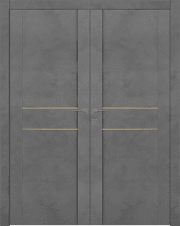 AVON 01 2HN GOLD DARK URBAN CLOSET BELLDINNI MODERN INTERIOR DOOR - 1