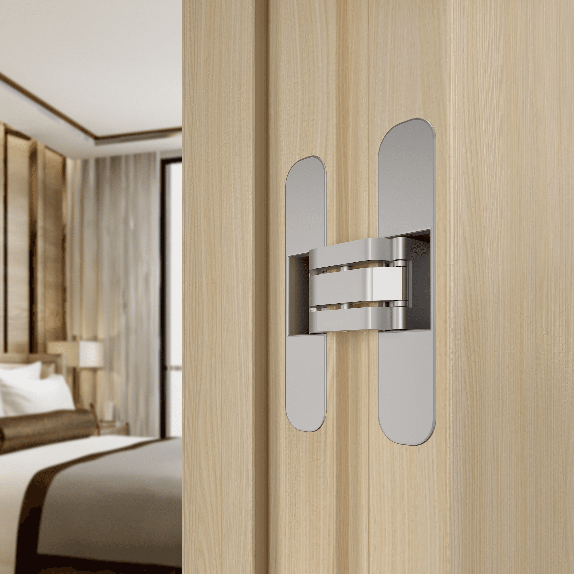 AVON 202 VETRO LOIRE ASH INVISIBLE METAL FRAME BELLDINNI MODERN INTERIOR DOOR - 5