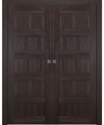 AVON 07 4R VERALINGA OAK DOUBLE POCKET BELLDINNI MODERN INTERIOR DOOR - 1