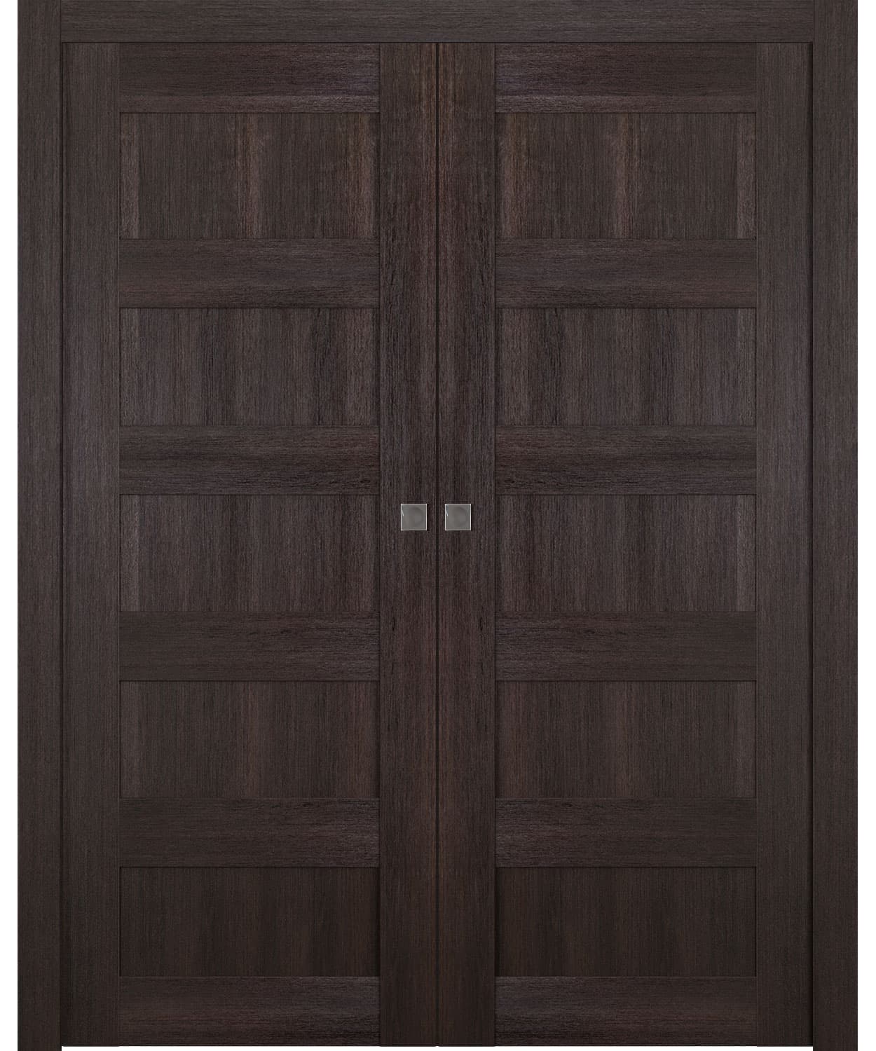 AVON 07 4R VERALINGA OAK DOUBLE POCKET BELLDINNI MODERN INTERIOR DOOR - 1