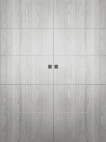OPTIMA 4H RIBEIRA ASH DOUBLE MAGIC BELLDINNI MODERN INTERIOR DOOR - 1