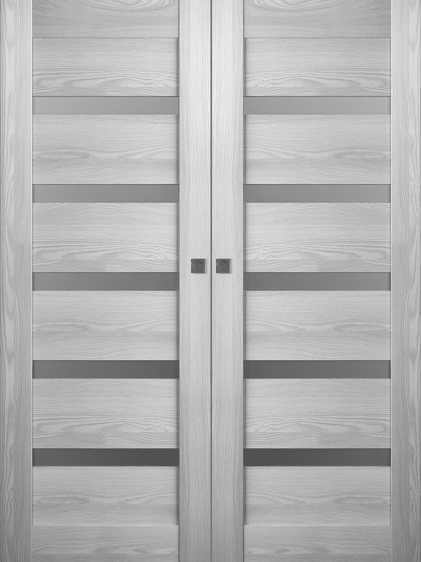 AVON 07-04 VETRO RIBEIRA ASH DOUBLE MAGIC BELLDINNI MODERN INTERIOR DOOR - 1