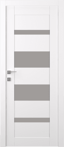 MIRELLA VETRO SNOW WHITE SWING BELLDINNI MODERN INTERIOR DOOR - 1