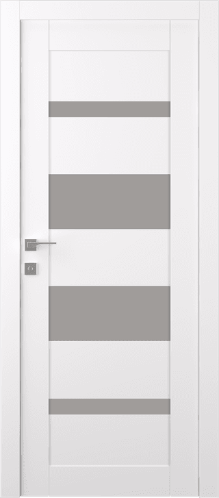 MIRELLA VETRO SNOW WHITE SWING BELLDINNI MODERN INTERIOR DOOR