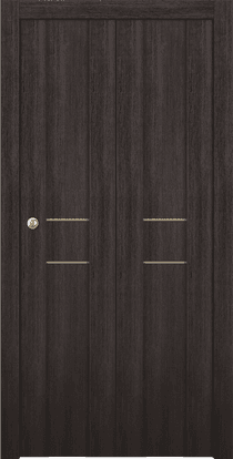 AVON 01 2HN GOLD VERALINGA OAK BI-FOLD BELLDINNI MODERN INTERIOR DOOR - 1