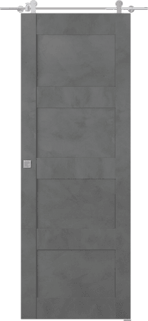 AVON 07 3R DARK URBAN DOUBLE BARN BELLDINNI MODERN INTERIOR DOOR - 1