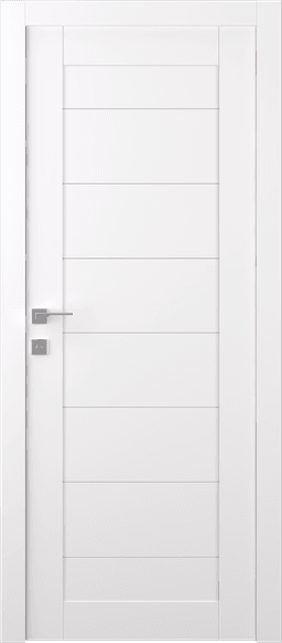 ERMI SNOW WHITE SWING BELLDINNI MODERN INTERIOR DOOR - 1