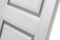 AURUM 2 VETRO POLAR WHITE SLAB BELLDINNI MODERN INTERIOR DOOR - 2