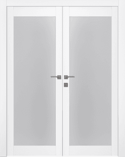 PALLADIO 207 VETRO BIANCO NOBLE CLOSET BELLDINNI MODERN INTERIOR DOOR - 1
