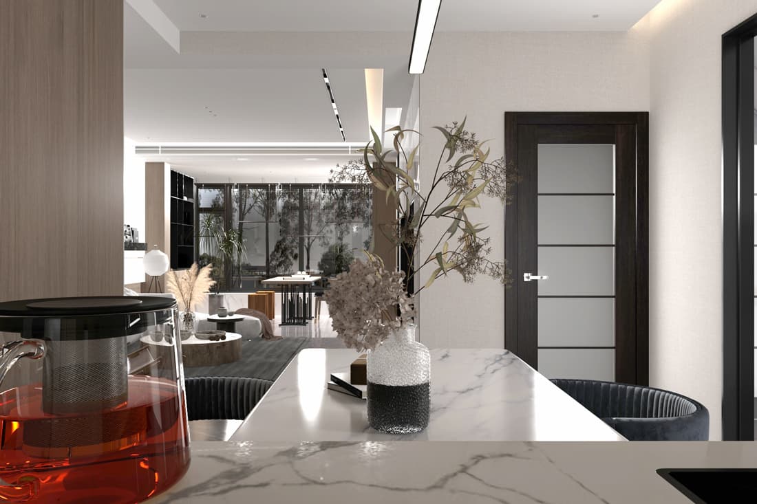 AVON 5 LITE VETRO VERALINGA OAK DOUBLE BELLDINNI MODERN INTERIOR DOOR - 2