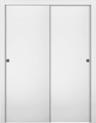 OPTIMA SNOW WHITE BYPASS BELLDINNI MODERN INTERIOR DOOR