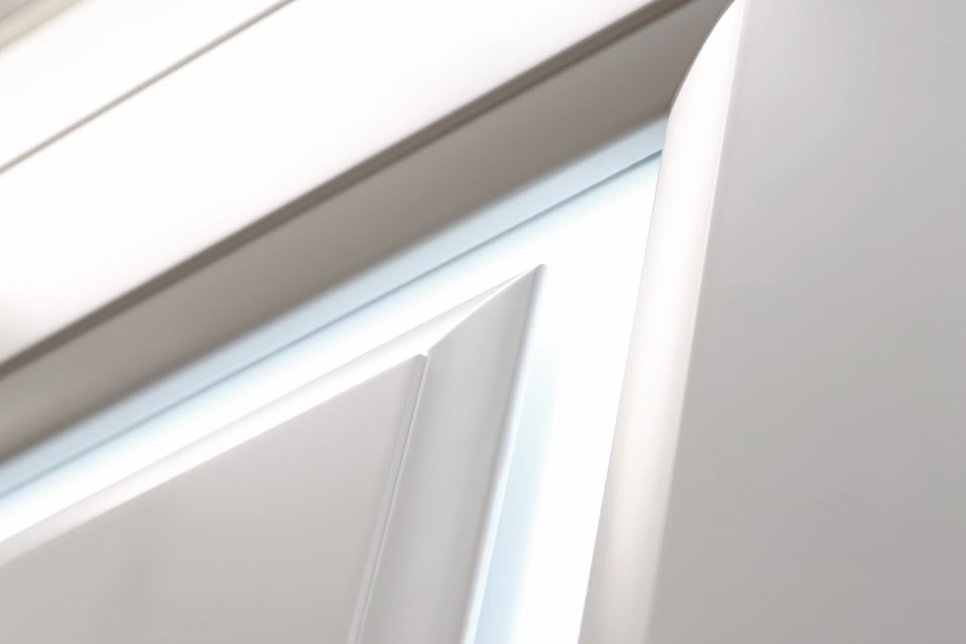 AURUM 1 VETRO LIGHT GREY CLOSET BELLDINNI MODERN INTERIOR DOOR - 4