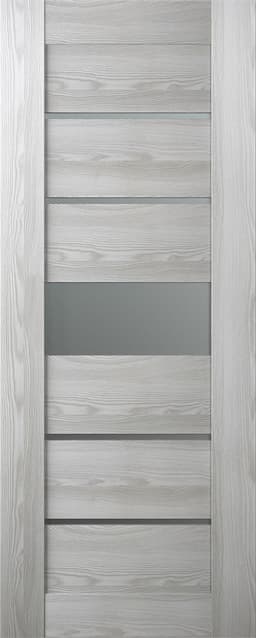 AVON 07-06 VETRO RIBEIRA ASH SLAB BELLDINNI MODERN INTERIOR DOOR - 1