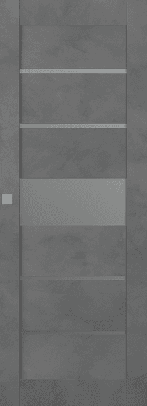 AVON 07-06 VETRO DARK URBAN MAGIC BELLDINNI MODERN INTERIOR DOOR - 1