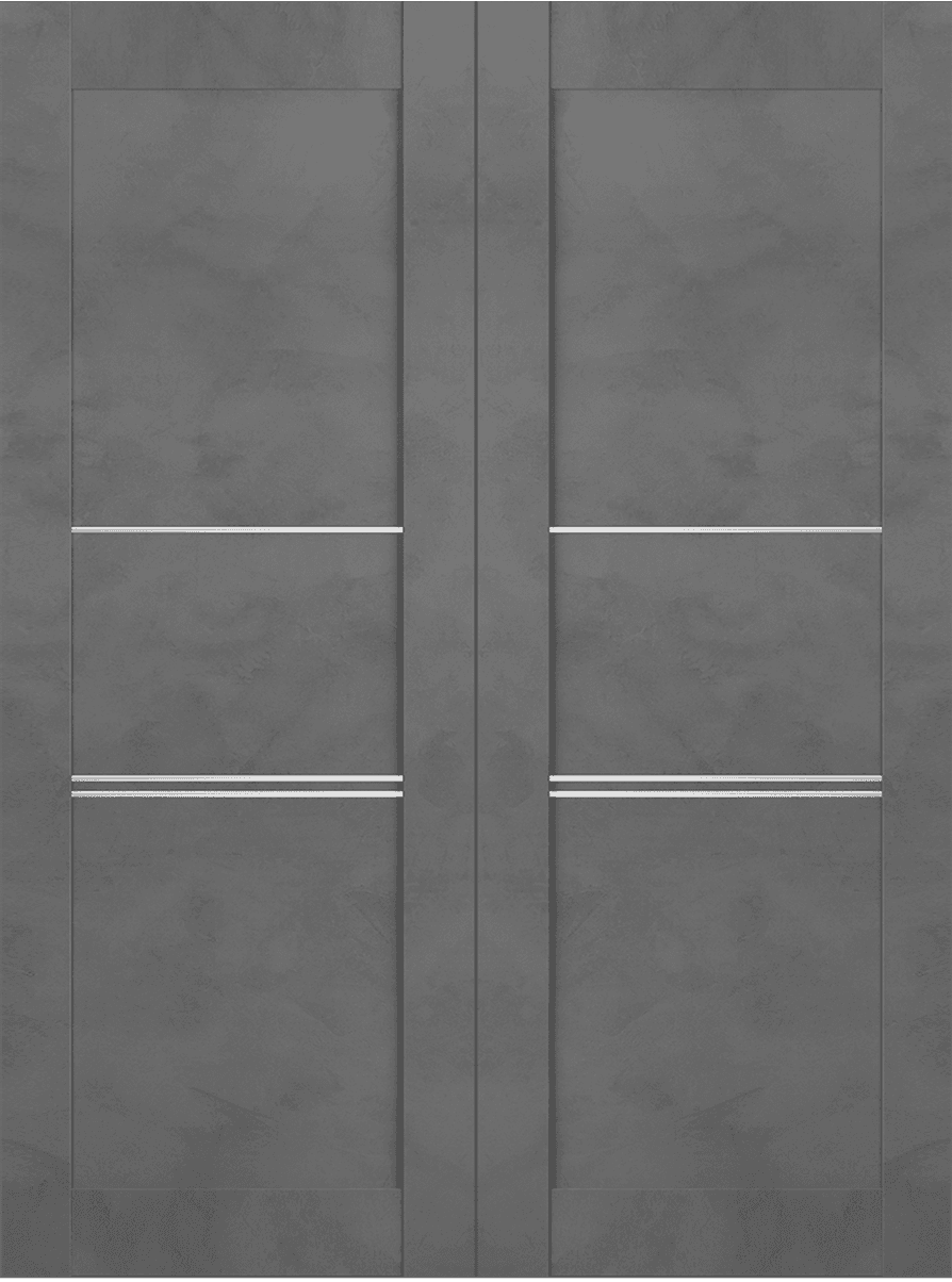 AVON 07 3H GOLD DARK URBAN DOUBLE BARN BELLDINNI MODERN INTERIOR DOOR - 2