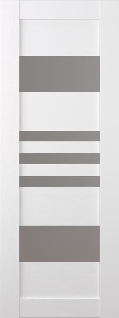 LETI VETRO SNOW WHITE SLAB BELLDINNI MODERN INTERIOR DOOR - 1