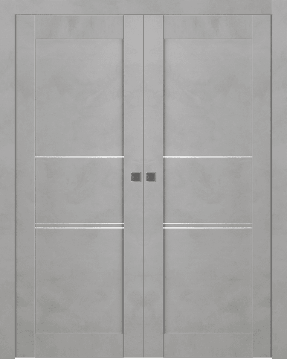 AVON 07 3H LIGHT URBAN DOUBLE POCKET BELLDINNI MODERN INTERIOR DOOR - 1