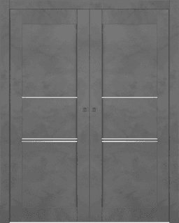 AVON 07 3H DARK URBAN DOUBLE POCKET BELLDINNI MODERN INTERIOR DOOR - 1