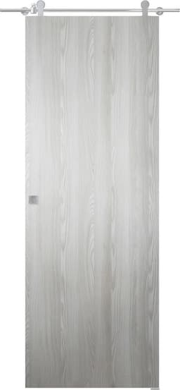OPTIMA RIBEIRA ASH DOUBLE BARN BELLDINNI MODERN INTERIOR DOOR - 1