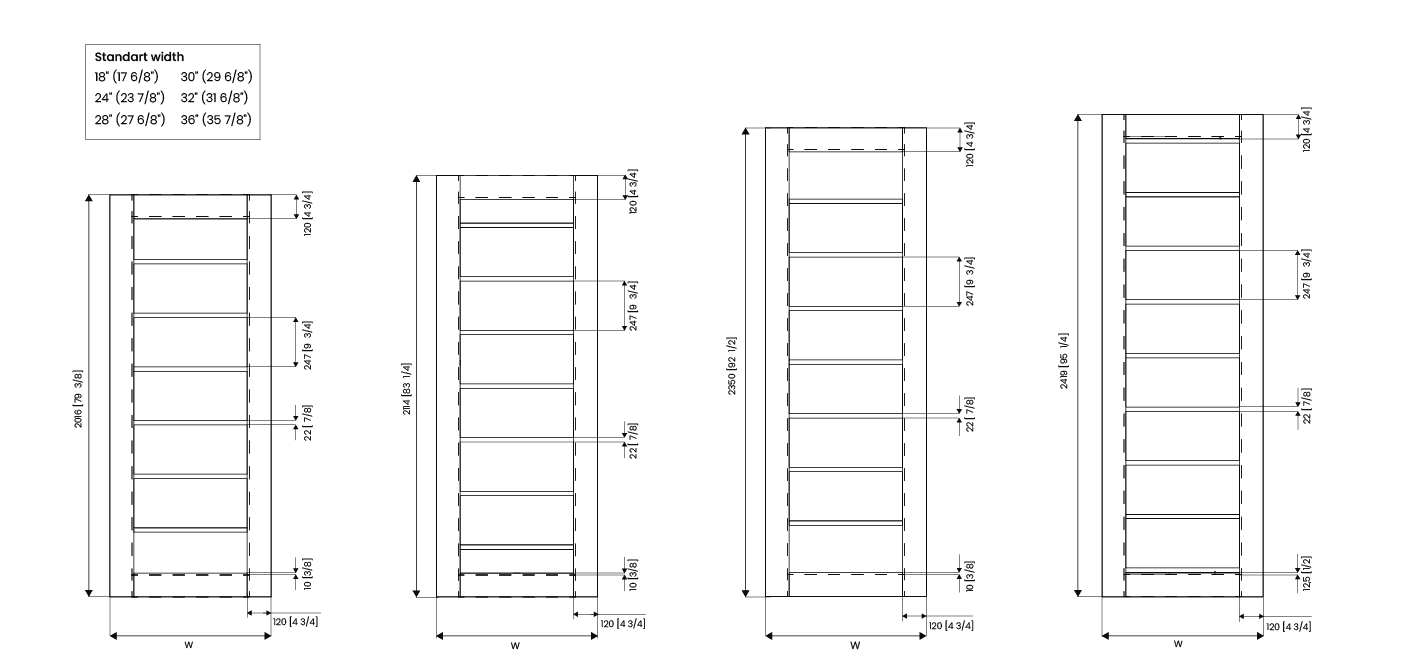 ALDA BIANCO NOBLE BI-FOLD BELLDINNI MODERN INTERIOR DOOR - 9