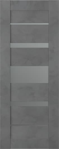 AVON 07-03 VETRO DARK URBAN SLAB BELLDINNI MODERN INTERIOR DOOR - 1