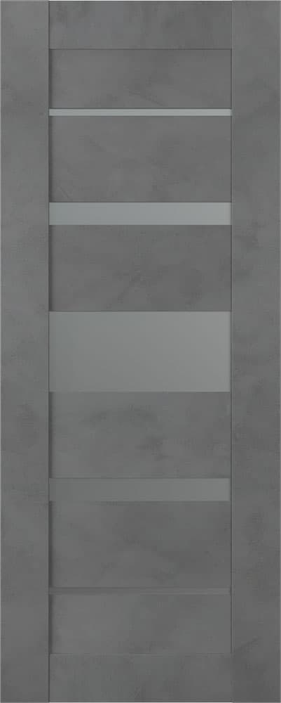 AVON 07-03 VETRO DARK URBAN SLAB BELLDINNI MODERN INTERIOR DOOR - 1