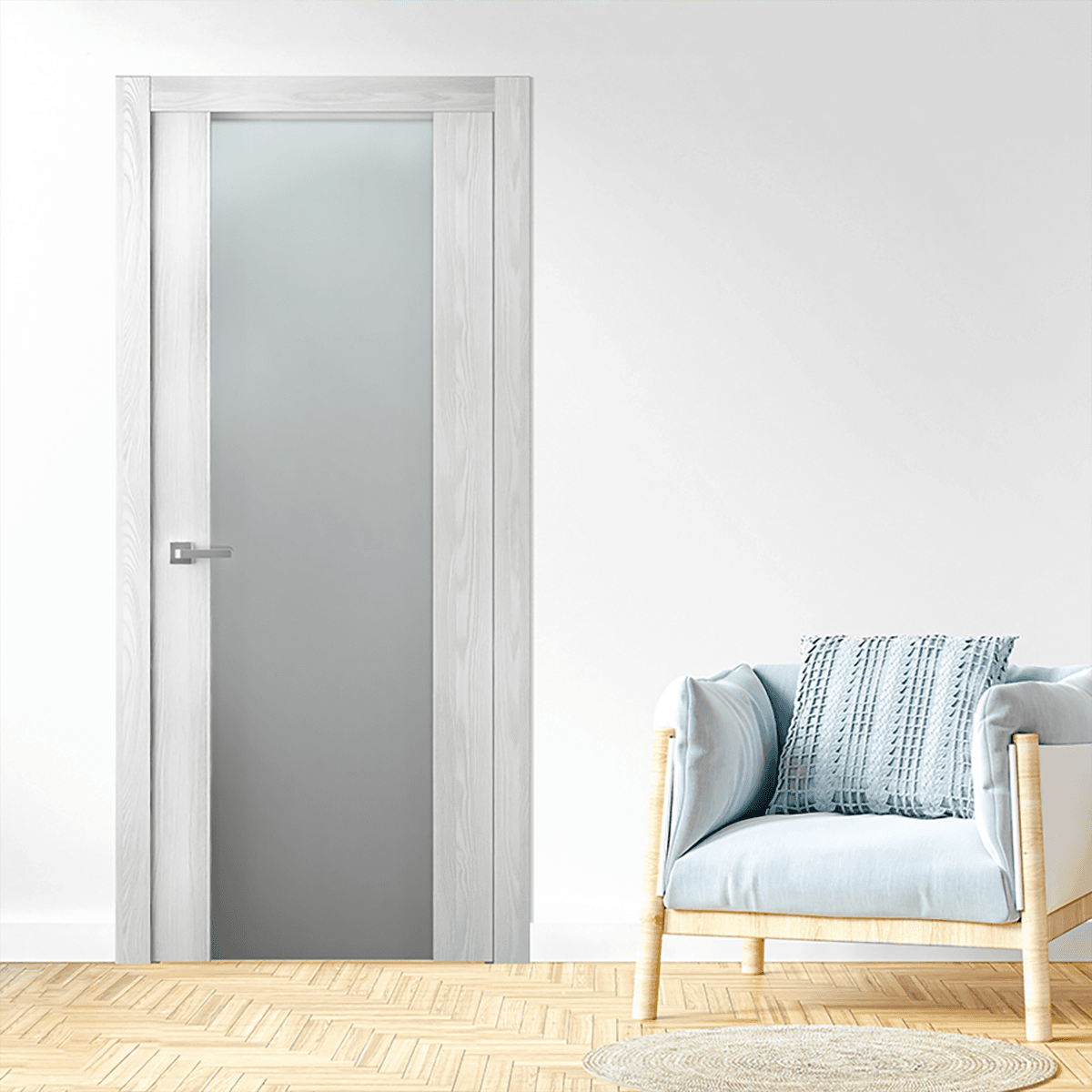 AVON 202 VETRO RIBEIRA ASH BARN BELLDINNI MODERN INTERIOR DOOR - 3