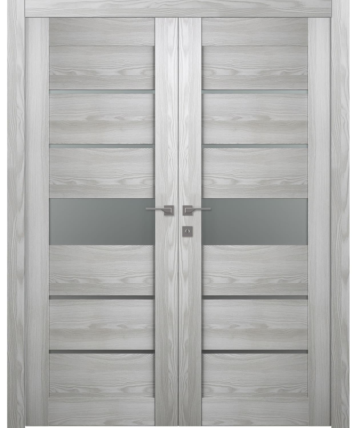 AVON 07-06 VETRO RIBEIRA ASH DOUBLE BELLDINNI MODERN INTERIOR DOOR - 1