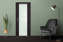 AVANTI 202 4H VETRO BLACK APRICOT BI-FOLD BELLDINNI MODERN INTERIOR DOOR - 3