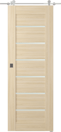 AVON 07-02 VETRO LOIRE ASH BARN DOORS BELLDINNI MODERN INTERIOR DOOR - 1
