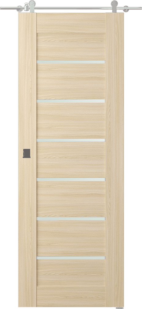 AVON 07-02 VETRO LOIRE ASH BARN DOORS BELLDINNI MODERN INTERIOR DOOR - 1