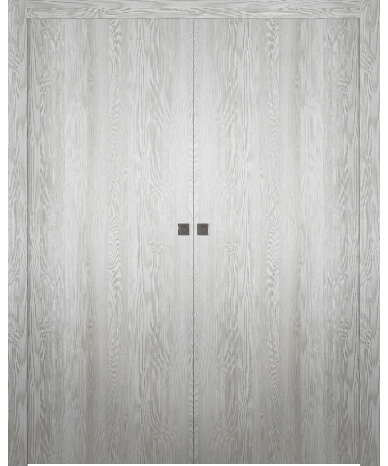 OPTIMA RIBEIRA ASH DOUBLE POCKET BELLDINNI MODERN INTERIOR DOOR - 1