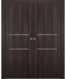 AVON 01 2H VERALINGA OAK DOUBLE POCKET DOORS BELLDINNI MODERN INTERIOR DOOR - 1