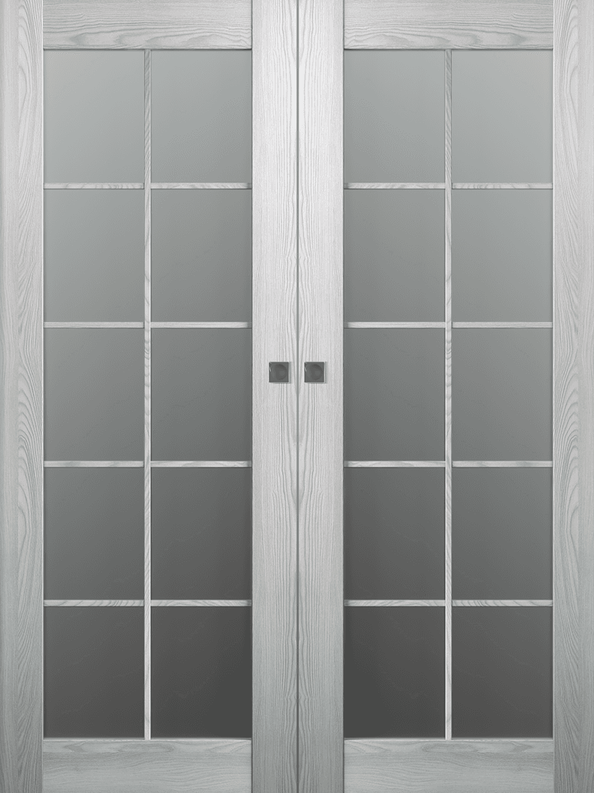 AVON 10 LITE VETRO RIBEIRA ASH DOUBLE MAGIC BELLDINNI MODERN INTERIOR DOOR - 1