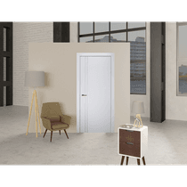 OPTIMA 2V SNOW WHITE INVISIBLE METAL FRAME BELLDINNI MODERN INTERIOR DOOR - 2