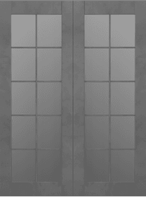 AVON 10 LITE VETRO DARK URBAN BYPASS BELLDINNI MODERN INTERIOR DOOR - 2