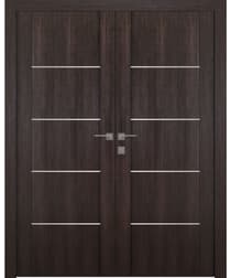 AVON 01 4H VERALINGA OAK DOUBLE BELLDINNI MODERN INTERIOR DOOR - 1