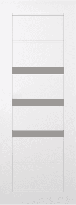 RITA VETRO SNOW WHITE SLAB BELLDINNI MODERN INTERIOR DOOR - 1