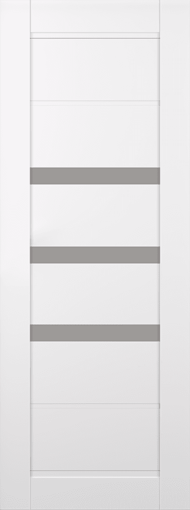 RITA VETRO SNOW WHITE SLAB BELLDINNI MODERN INTERIOR DOOR - 1