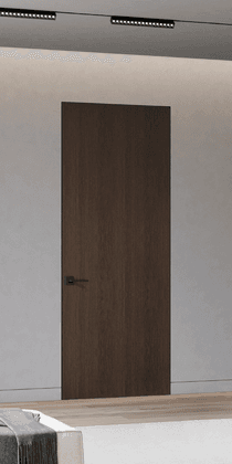 OPTIMA VERALINGA OAK INVISIBLE METAL FRAME BELLDINNI MODERN INTERIOR DOOR - 2