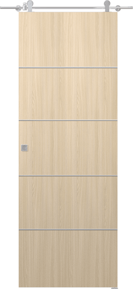 OPTIMA 4H LOIRE ASH DOUBLE BARN DOORS BELLDINNI MODERN INTERIOR DOOR - 2