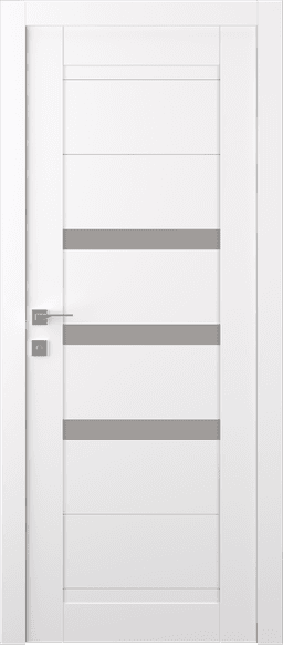 DORA VETRO SNOW WHITE SWING BELLDINNI MODERN INTERIOR DOOR - 1