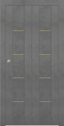 AVON 01 4H GOLD DARK URBAN BI-FOLD BELLDINNI MODERN INTERIOR DOOR - 1
