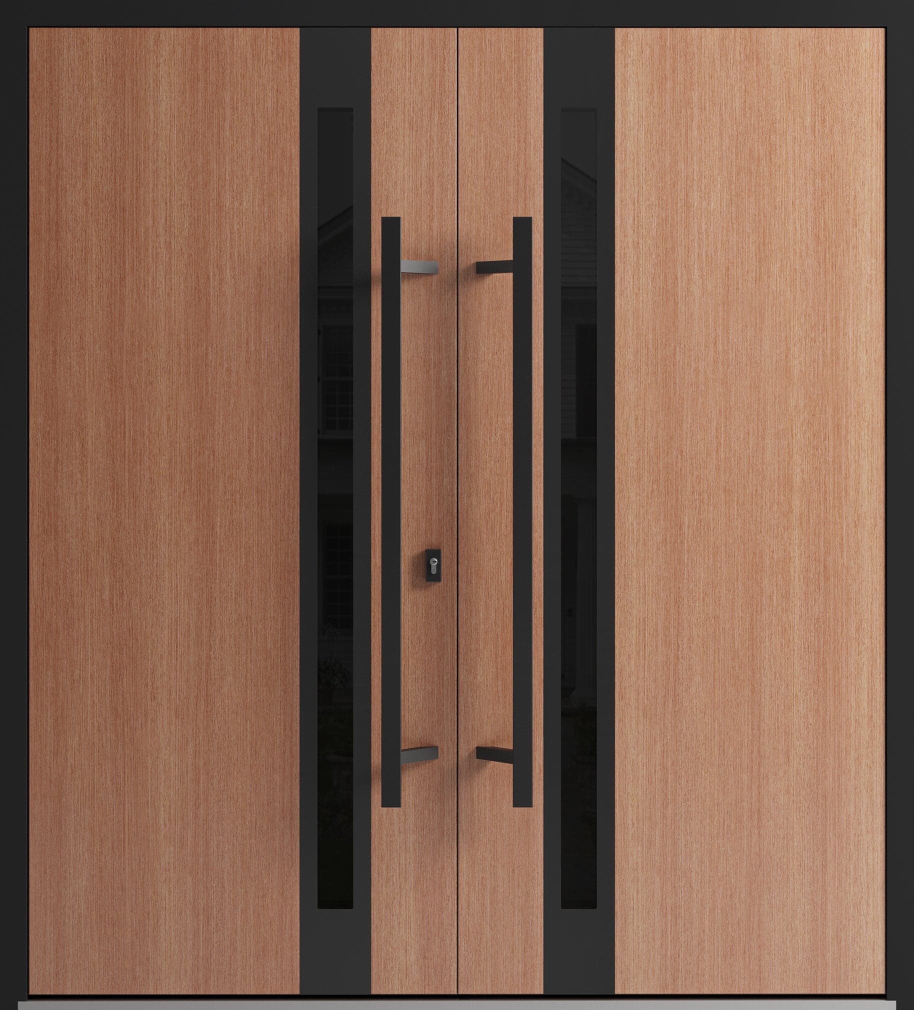 Double metal-aluminum modern exterior door Ronex 1033 - 1
