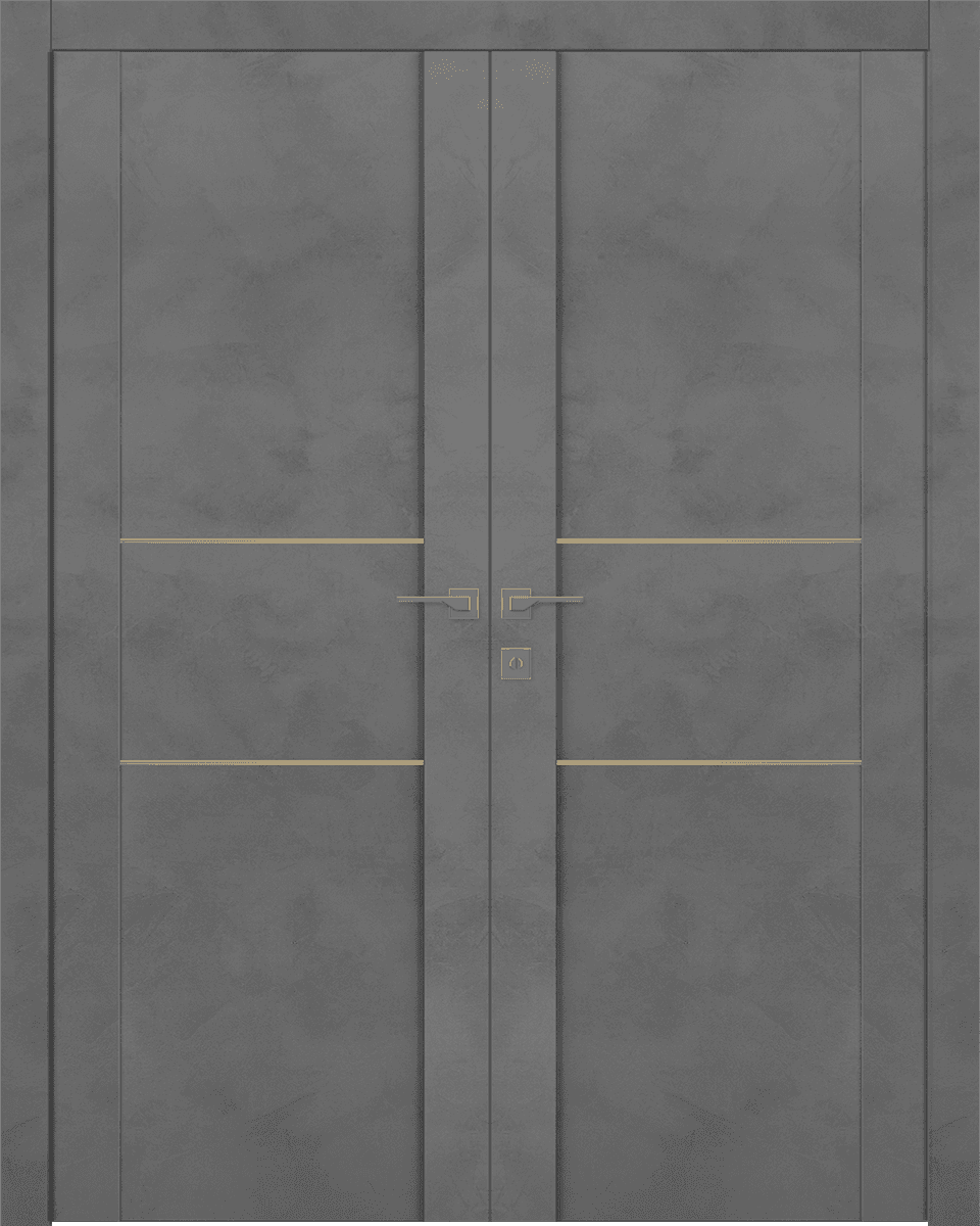 AVON 01 2H GOLD DARK URBAN CLOSET BELLDINNI MODERN INTERIOR DOOR - 1