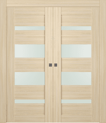 AVON 07-01 VETRO LOIRE ASH DOUBLE POCKET DOORS BELLDINNI MODERN INTERIOR DOOR - 1